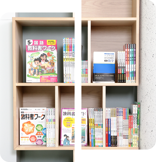 勉強している画像